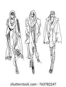      Stylized Fashion Models 