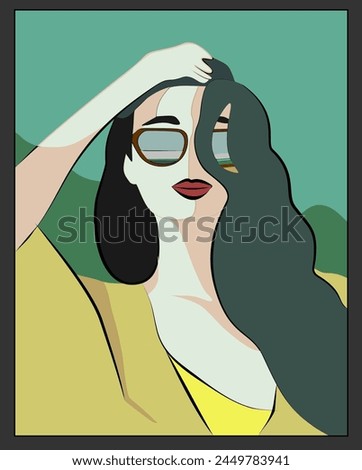 Similar – Image, Stock Photo Obscured portrait Lips
