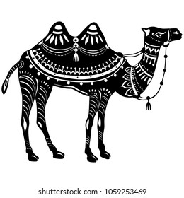 Die stilisierte Figur des Dekors Camel