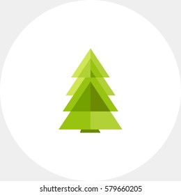 Stylized Fir Tree Icon