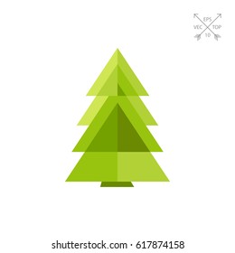 Stylized Fir Tree Icon