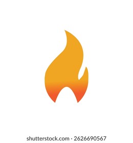 Stylized Fire logo vector and symbol