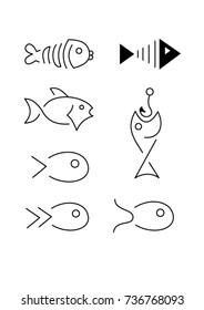 Stylized fish symbol