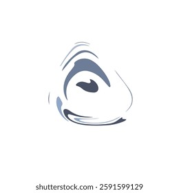 Stylized fish in a water bubble. Logo for you.
