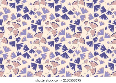 Stylized floral endless background. Retro style seamless leaf patterns on yellow backdrop. Decorative item for wedding invitations, winter card and birthday cards. French style. Vector illustration
