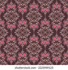 Stylized floral ornamental texture,   abstract pattern