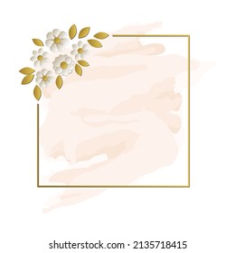 stylized floral vector graphics artwork