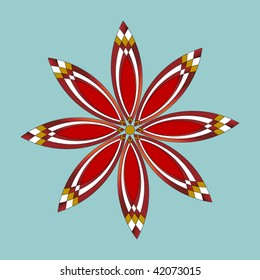 stylized flower
