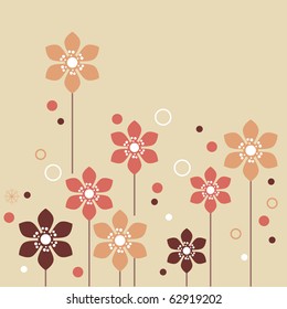 Stylized flowers