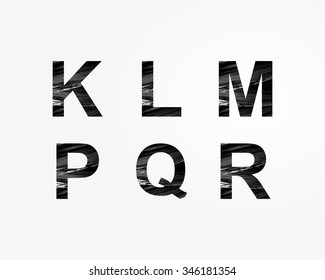Stylized font. Application in posters , as a logo or other application