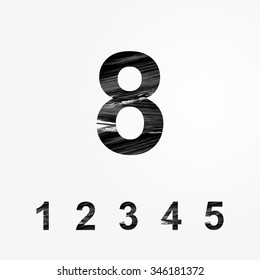 Stylized font. Application in posters , as a logo or other application