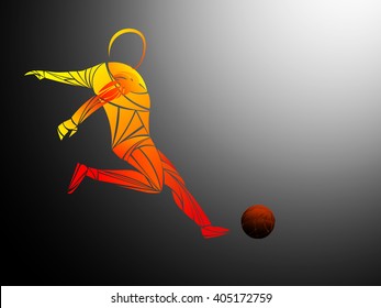 stylized football