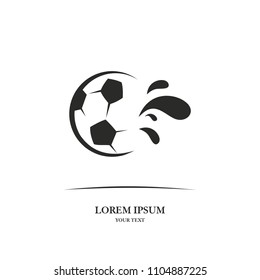 Stylized football or soccer ball
