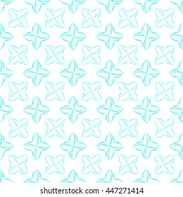 Stylized Four-Petal Flower Background