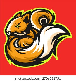 Stylized Fox Head. Bold stylized fox head illustration in dynamic modern cartoon style for mascot concepts, nature themes, and creative graphic resources