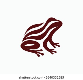 Stylized Frog logo for branding