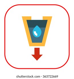 Stylized funnel icon