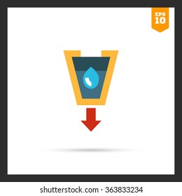 Stylized funnel icon
