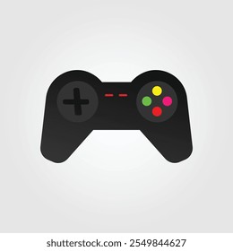 Stilisierte Spielcontroller-Illustration mit schlanken Tasten und Joysticks, ideal für Spiele, Unterhaltung oder technologiebezogene Designs. Perfekt für die Darstellung von digitalem Spaß und interaktiven Erfahrungen.