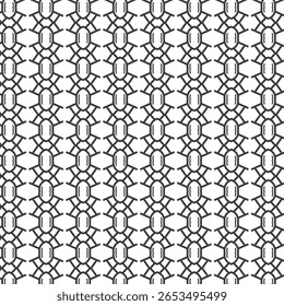 Stilisiertes geometrisches insektenähnliches Gitter mit dicken Linien und symmetrischen Formen, ideal für moderne Tapeten oder digitale Kunst.