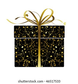 Stylized gift - vector