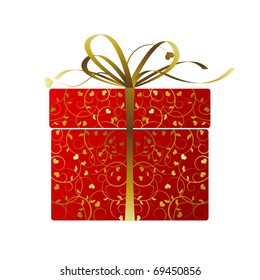 Stylized gift - vector