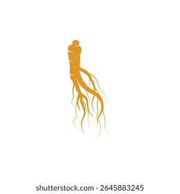 Stylized Ginseng logo vector and symbol