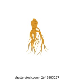 Vector y símbolo estilizado del logotipo de Ginseng