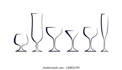 Stylized glasses