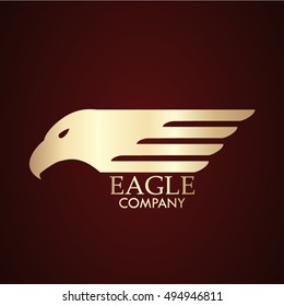 Stylized Golden Eagle Logo