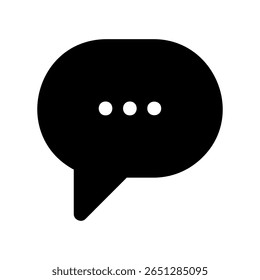 Stylized graphic depicting an ongoing conversation or a pending message