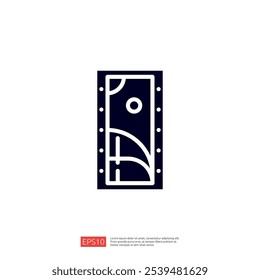 A stylized graphic representation of a basketball court, featuring lines and markings typical of a sports court.