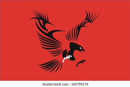 Stylized Great Black Eagle