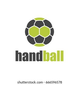 Stylized handball ball