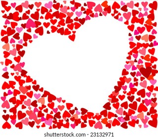 stylized heart shape design