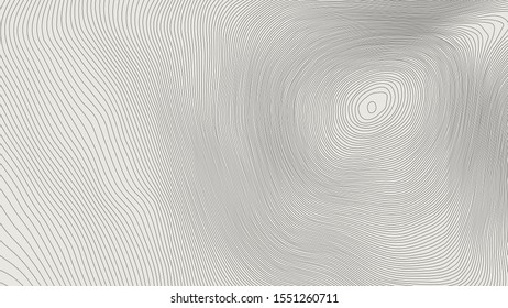The stylized height of the topographic contour in lines and contours. The concept of a conditional geography scheme and the terrain path. Black on Gray. Wide size. Vector illustration.