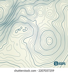 Stylized height of the topographic contour map in contours. Abstract background. Digital copy earth space. Concept of a conditional geography scheme and the terrain path. 1:1 size. Vector illustration