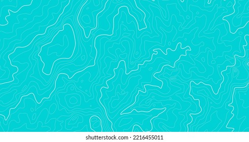 Stylized height of the topographic contour map in contours. Abstract background. Digital copy earth space. Concept of a conditional geography scheme and the terrain path. Vector illustration