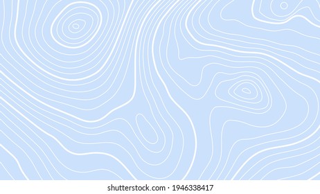 The stylized height of the topographic map contour in lines and contours. The concept of a conditional geography scheme and the terrain path. Wide Size. Vector illustration.