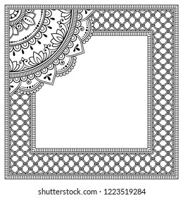 Featured image of post Colourful Mandala Art Border Design