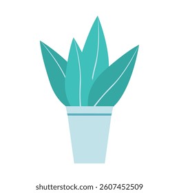 A Stylized Houseplant Design Illustration