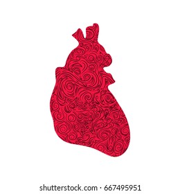 Stylized Human heart.