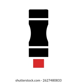 Stylized icon of a component, graphic representation of electronic circuit part