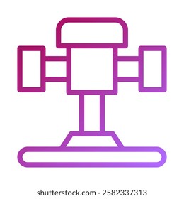 Stylized Icon of a Game Machine Gradient