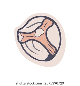 Stylized Icon of Glenoid Cavity Anatomy