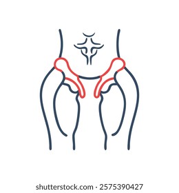 Stylized Icon of Greater Sciatic Notch Anatomy