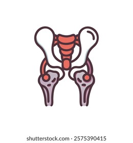 Stylized Icon of Greater Trochanter Anatomy