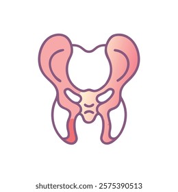 Stylized Icon of Ilium Anatomy
