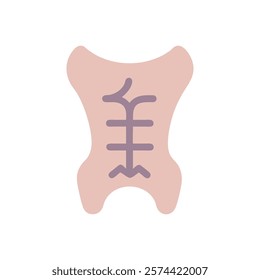 Stylized Icon of Lateral Cuneiform Anatomy