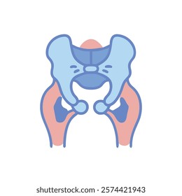 Stylized Icon of Lesser Trochanter Anatomy